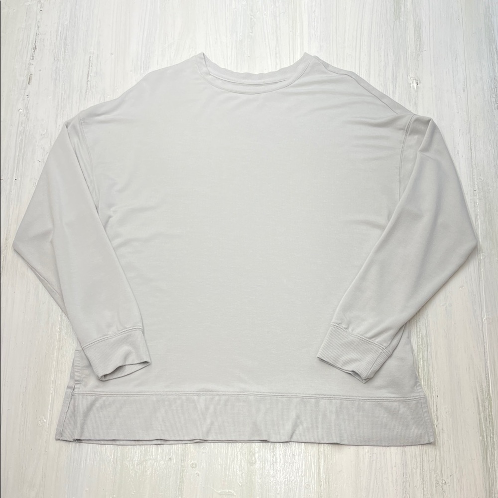 💚5/$25 Thread & Supply Recreation Gray/Blue Long Sleeve Top